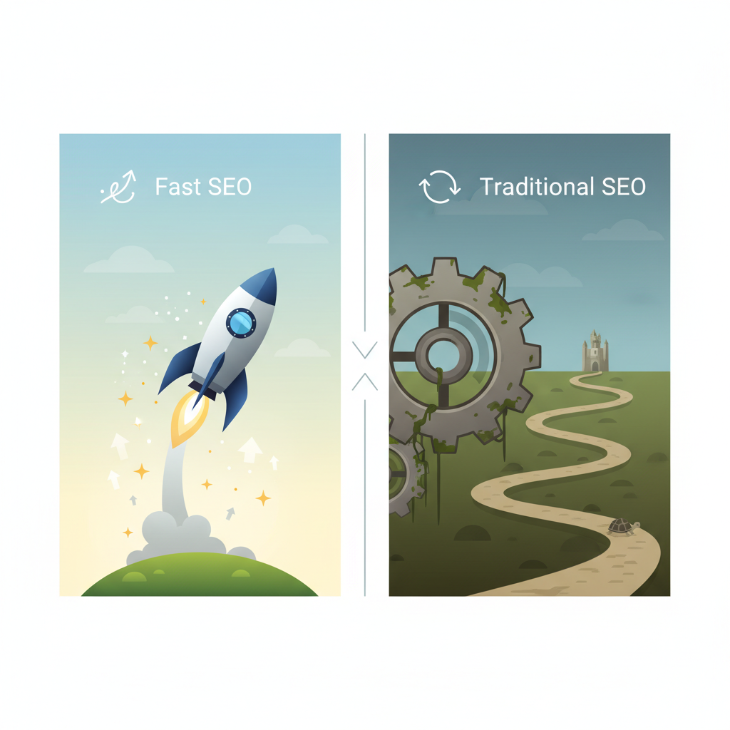 Create a clean, professional illustration for a blog section titled