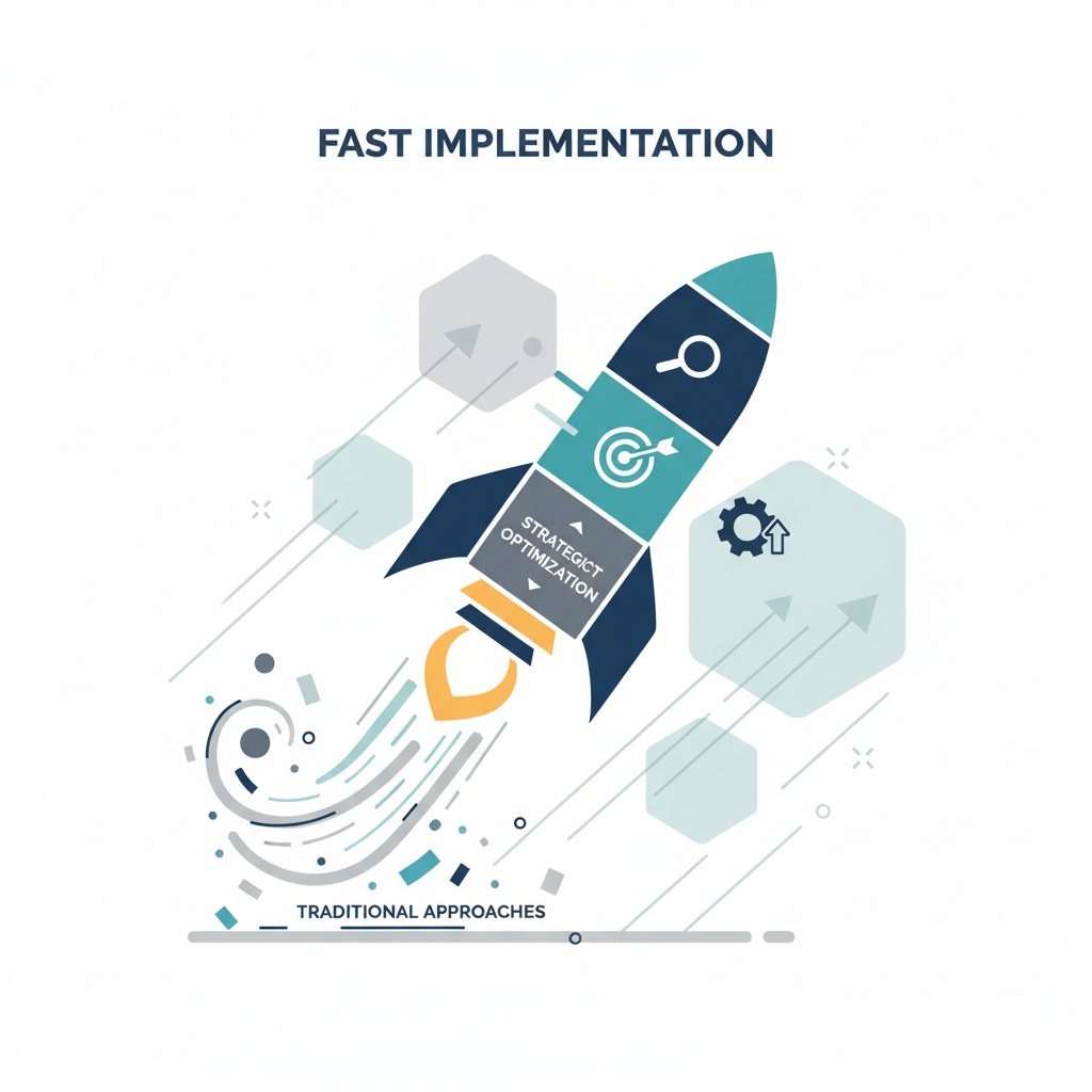 Create a clean, professional illustration for a blog section titled