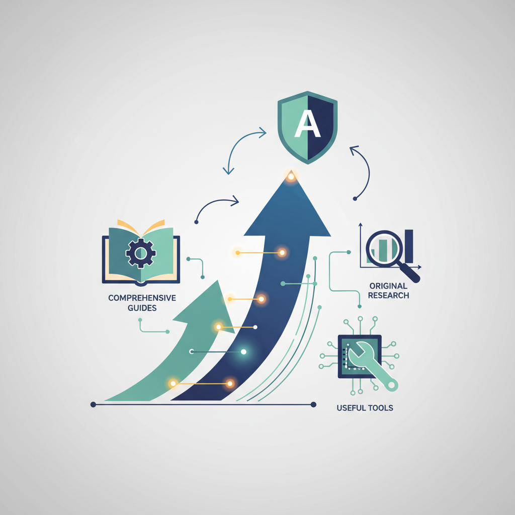 Create a clean, professional illustration for a blog section titled