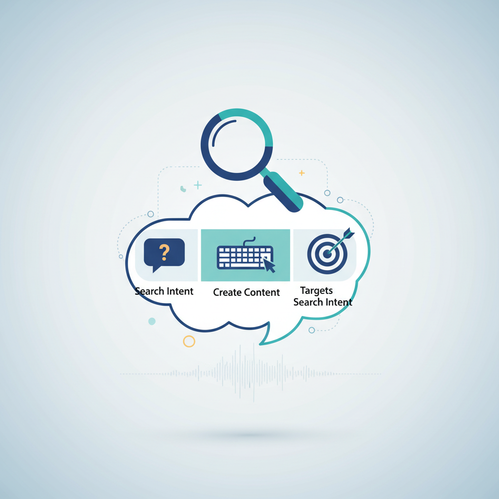 Create a clean, professional illustration for a blog section titled