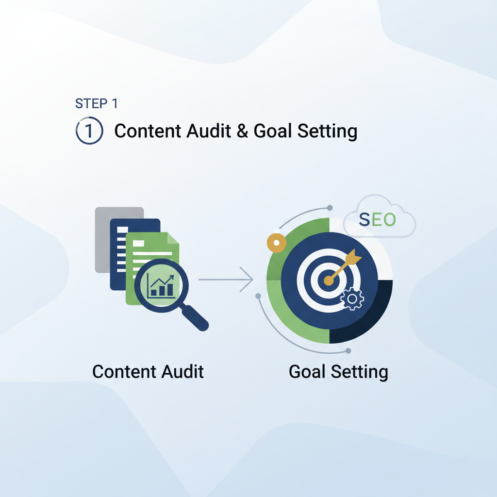 Create a clean, professional illustration for a blog section titled