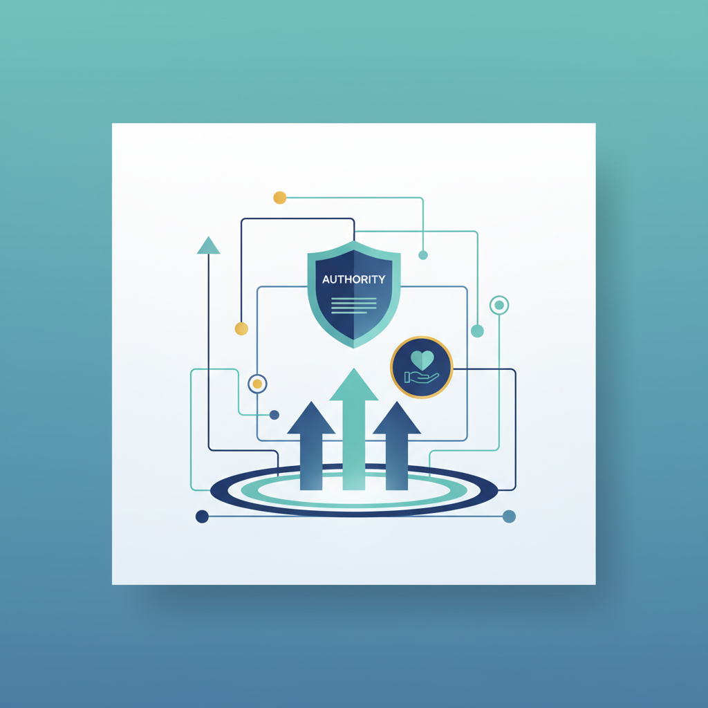 Create a clean, professional illustration for a blog section titled