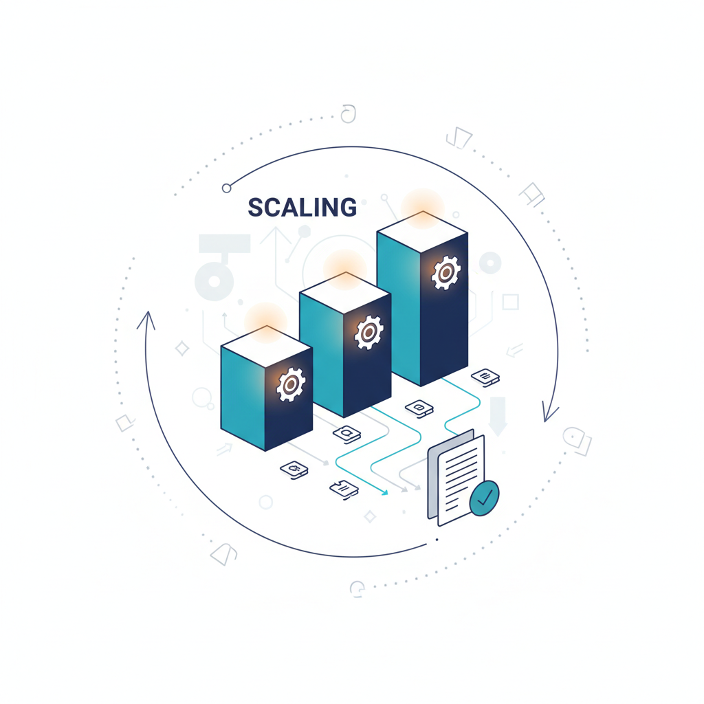 Create a clean, professional illustration for a blog section titled