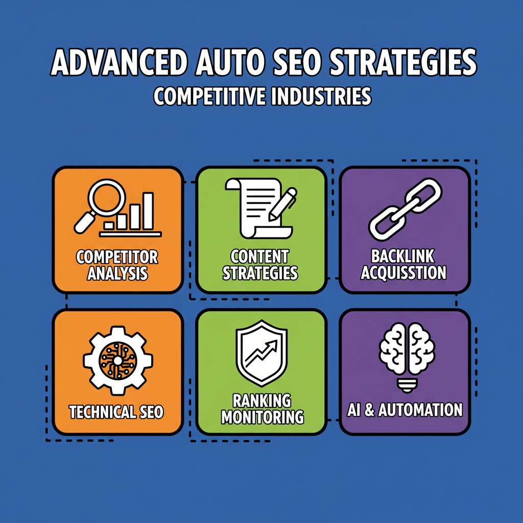 Create a Icon Grid Infographic for the blog section: 