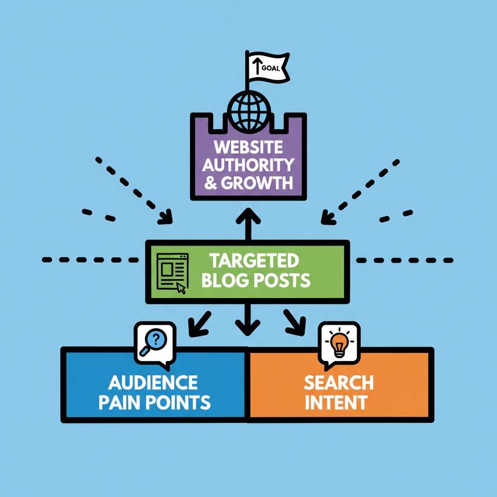 Create a Concept Diagram for the blog section: 