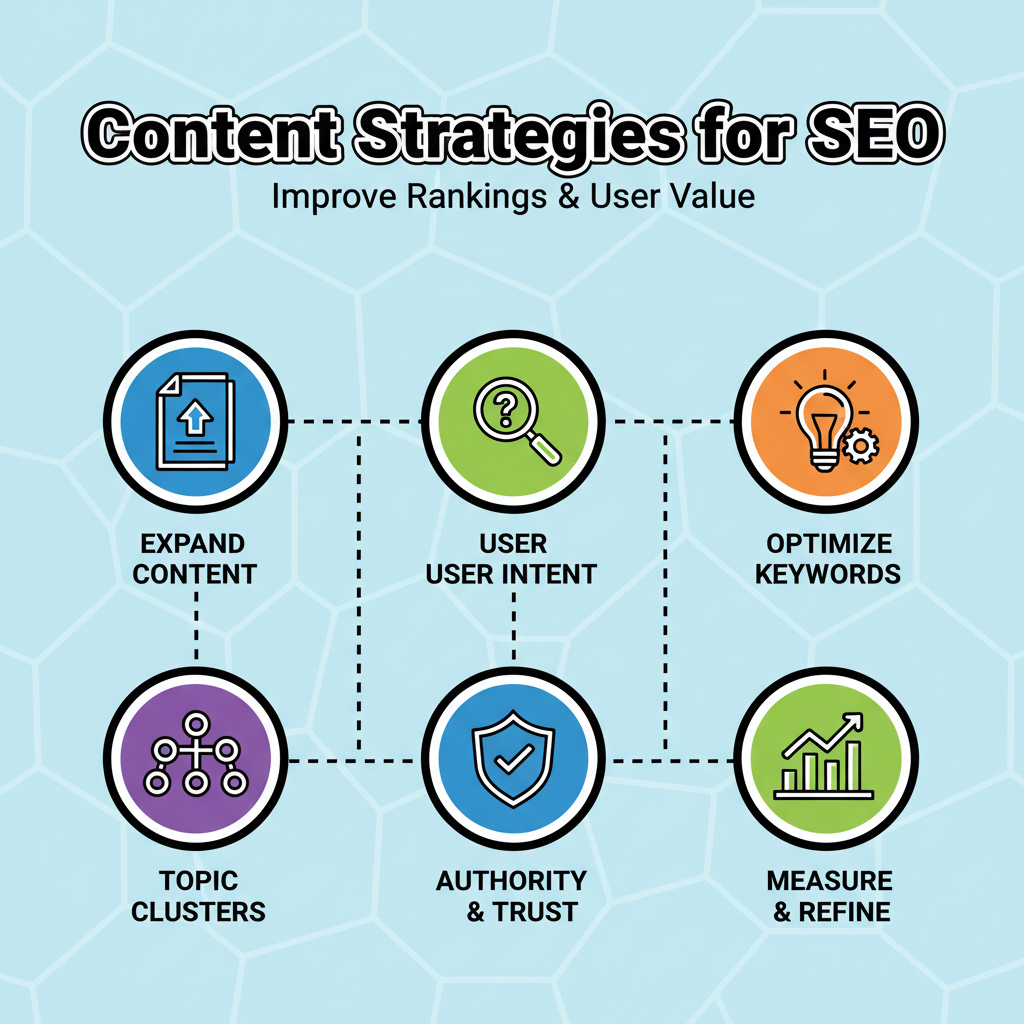 Create a Icon Grid Infographic for the blog section: 