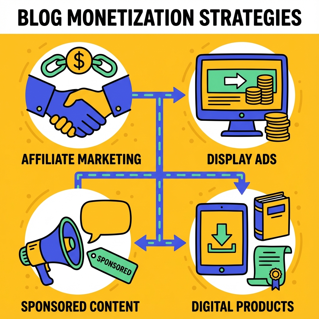 Create a Icon Grid Infographic for the blog section: 