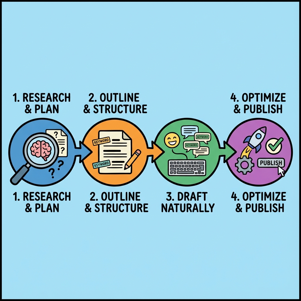 Create a Process Flow Diagram for the blog section: 