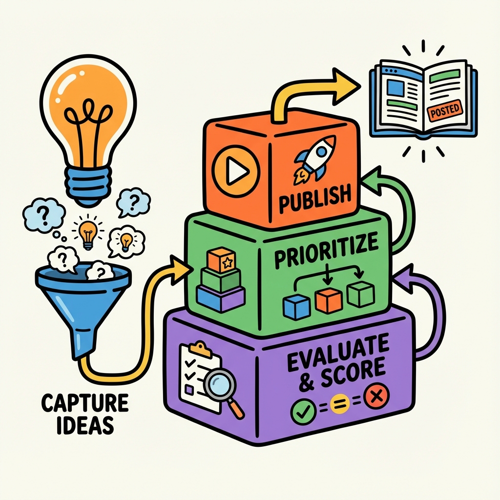 Create a Concept Diagram for the blog section: 