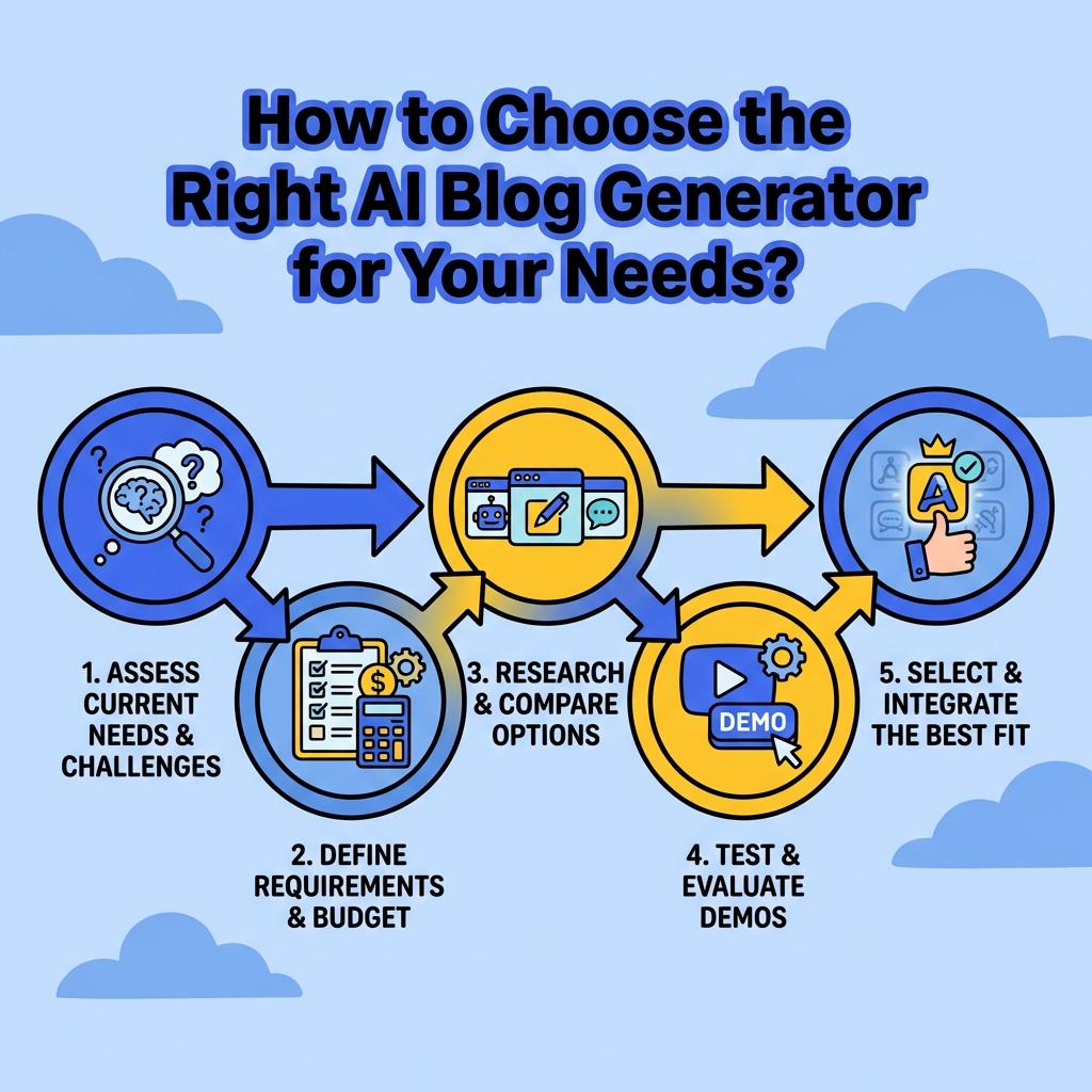 Create a Process Flow Diagram for the blog section: 