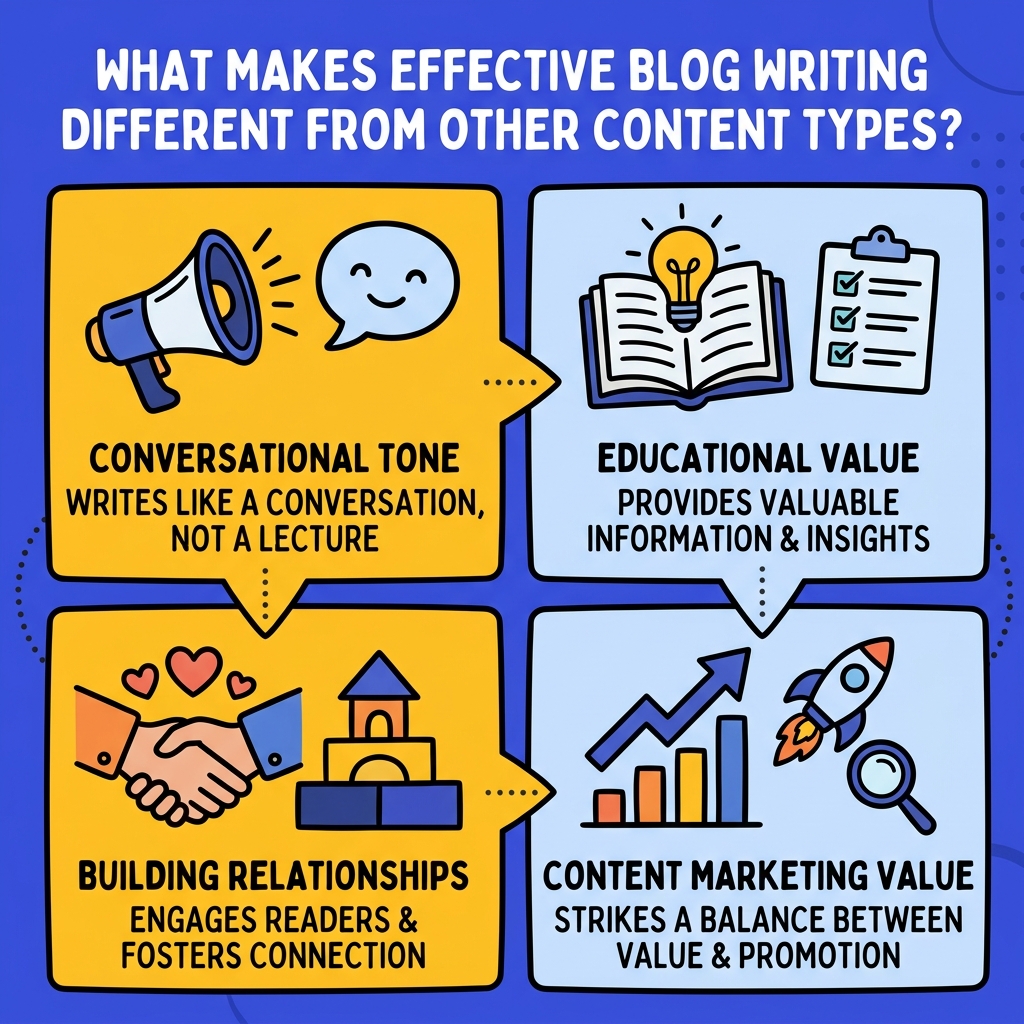 Create a Icon Grid Infographic for the blog section: 