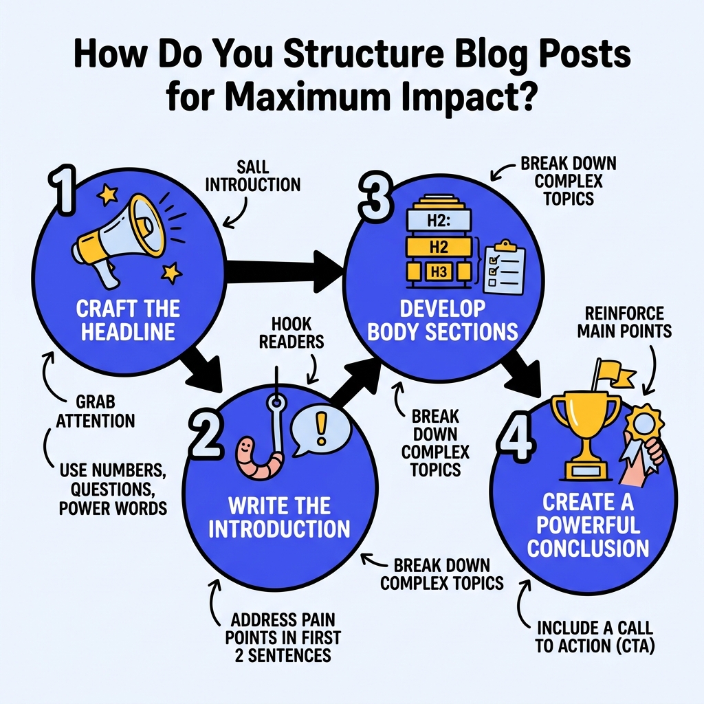 Create a Process Flow Diagram for the blog section: 