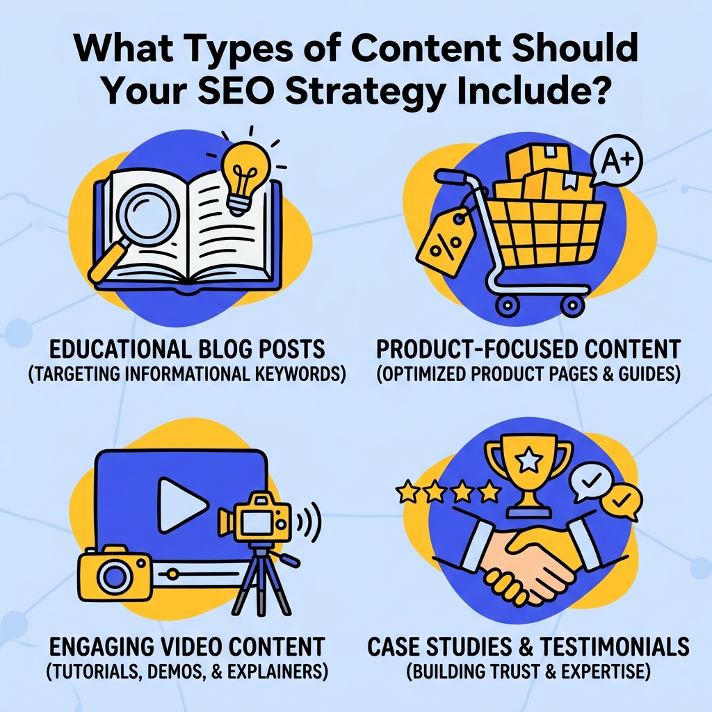 Create a Icon Grid Infographic for the blog section: 