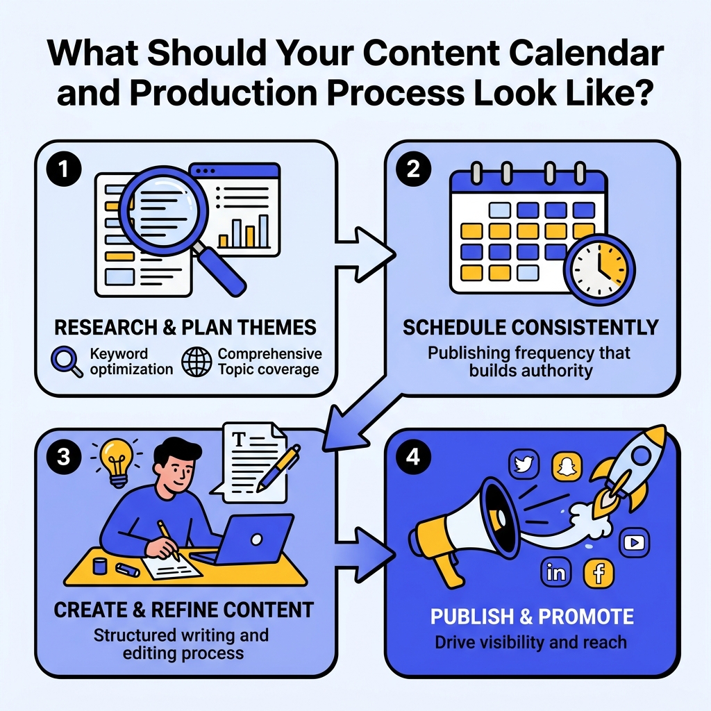 Create a Process Flow Diagram for the blog section: 