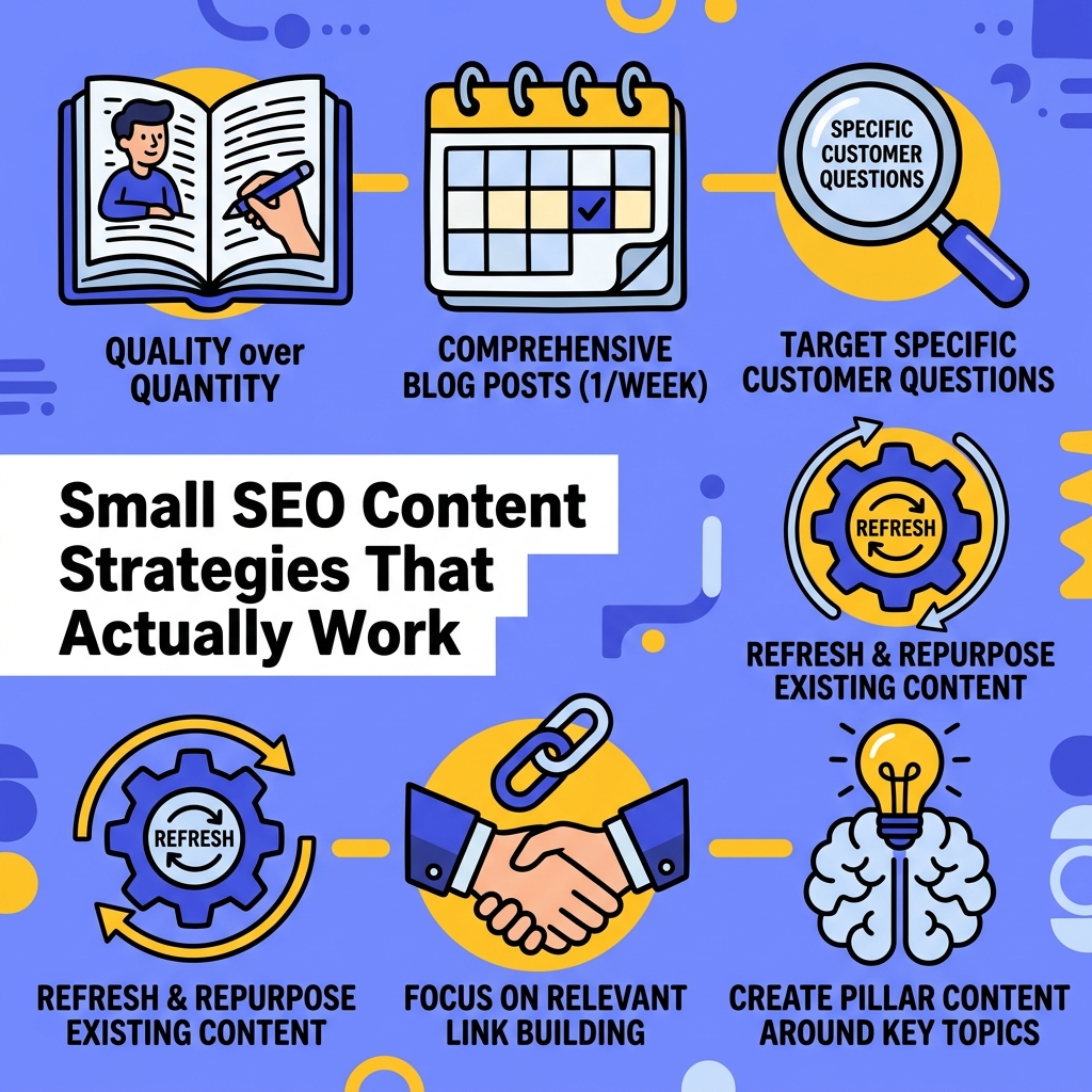 Create a Icon Grid Infographic for the blog section: 