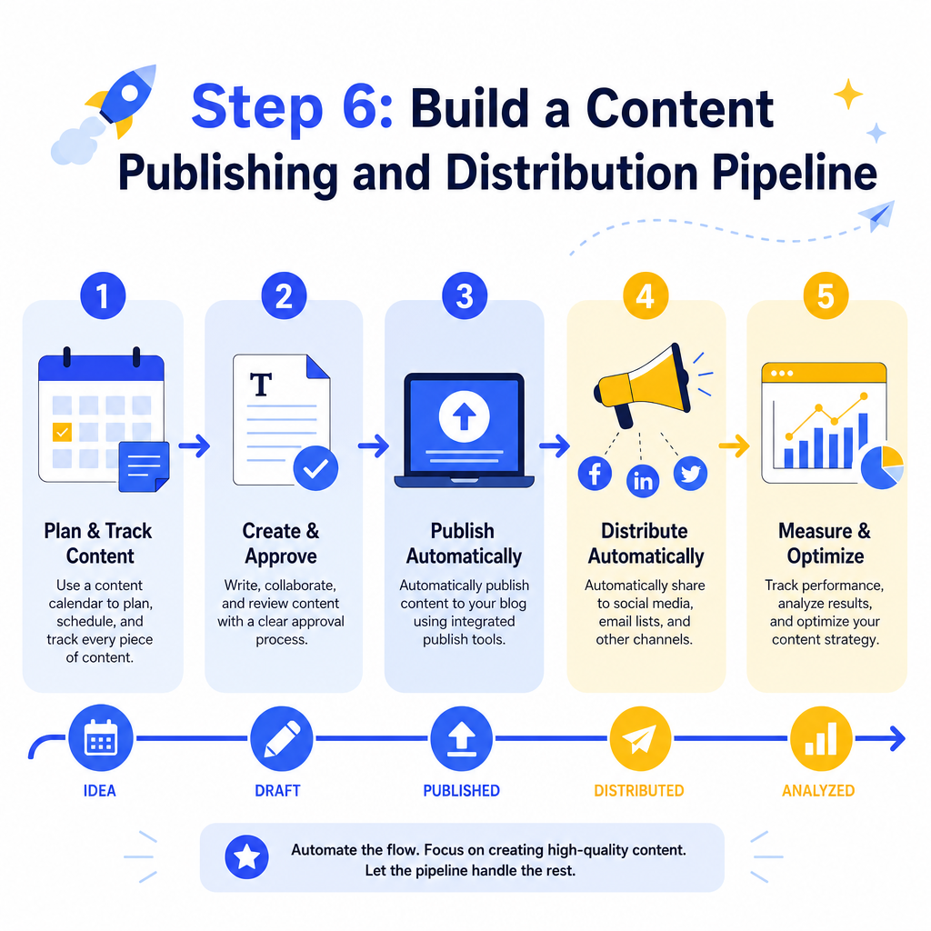 Create a Process Flow Diagram for the blog section: 