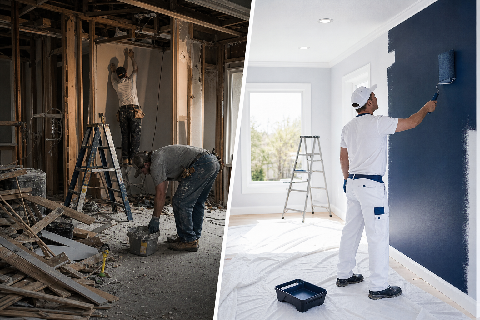 What Makes Residential Painting Companies Different from General Contractors? | Gonzalez Painting & Waterproofing INC Create a stunning blog featured image for: