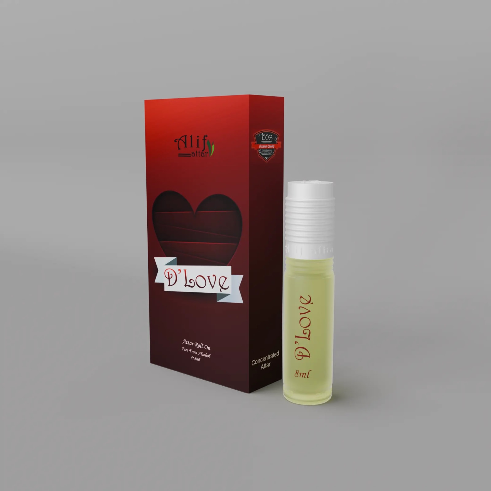 D LOVE for Unisex 8ML Attar