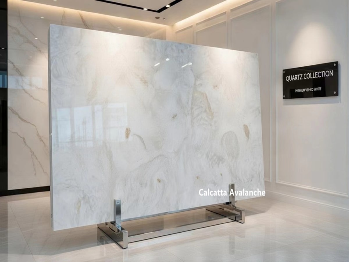 Calacatta Avalanche Quartz Slab