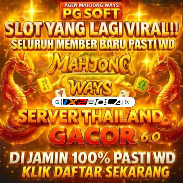 Bocoran pola slot Mahjong Ways 2025 di 1X2BOLA. Dapatkan tips terbaru slot gacor hari ini dengan RTP tinggi, bonus besar, dan peluang jackpot harian.