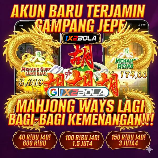 Panduan lengkap bermain Mahjong Ways 2025 di 1X2BOLA. Pelajari strategi slot gacor, pola menang besar, dan bonus eksklusif harian untuk hasil maksimal.