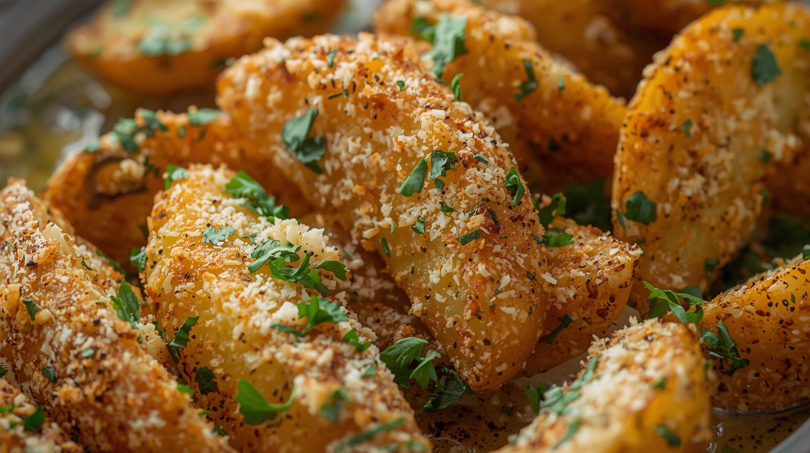 Crispy Parmesan Potatoes