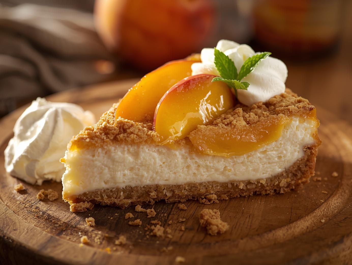 Peach Cobbler Cheesecake recipe