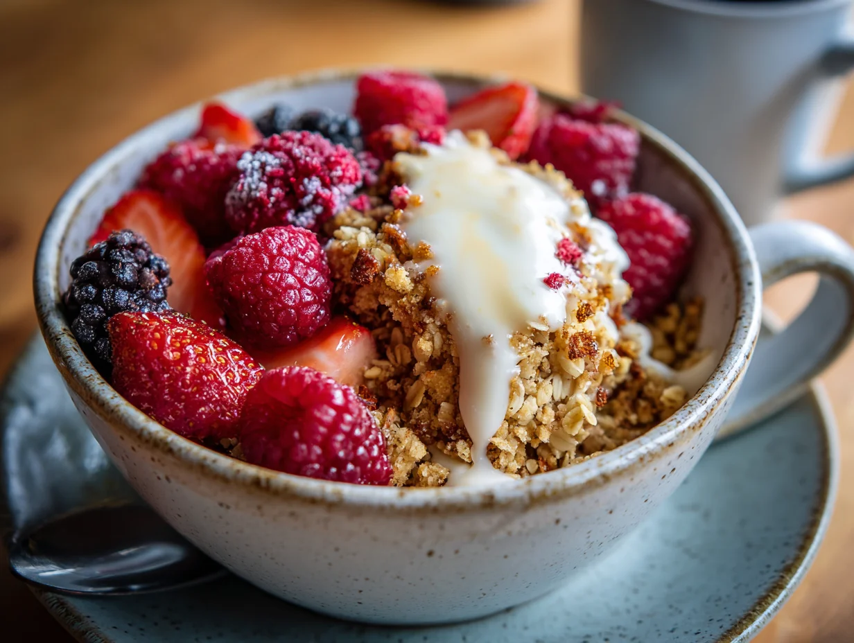 High Protein Breakfast Crumble