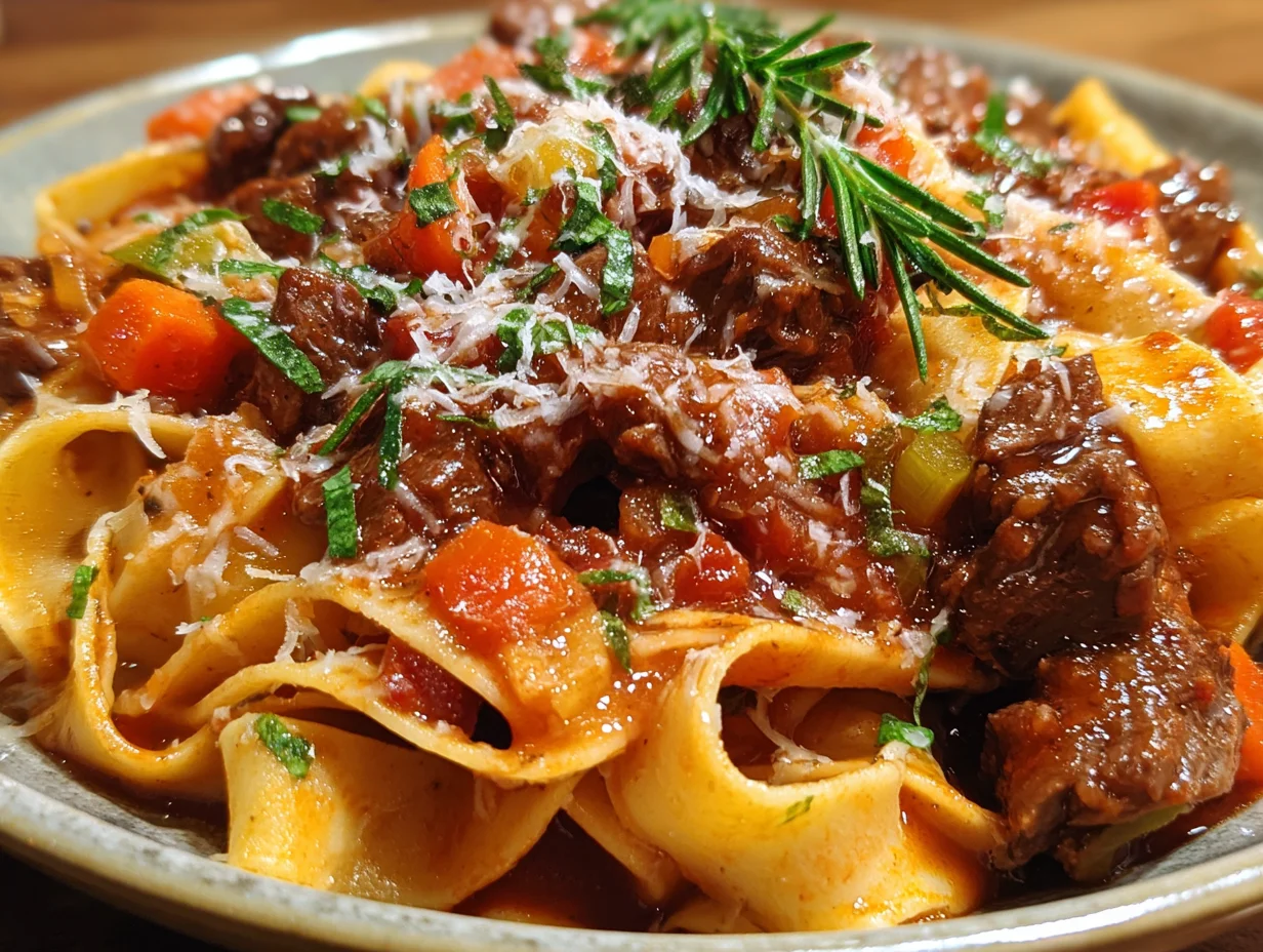 Beef & Red Wine Ragu Pappardelle