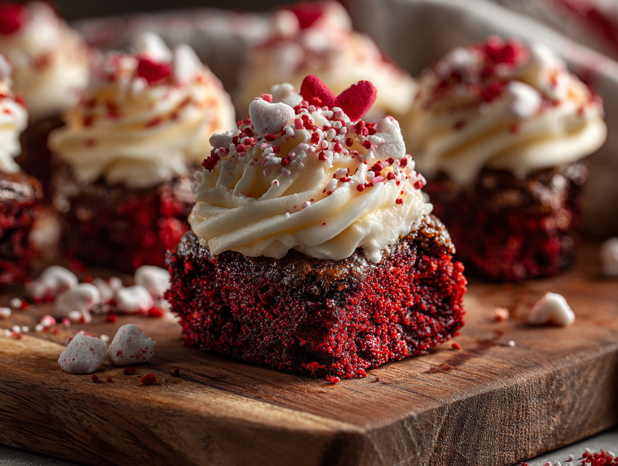 Red Velvet Brownie Bites - Step 2