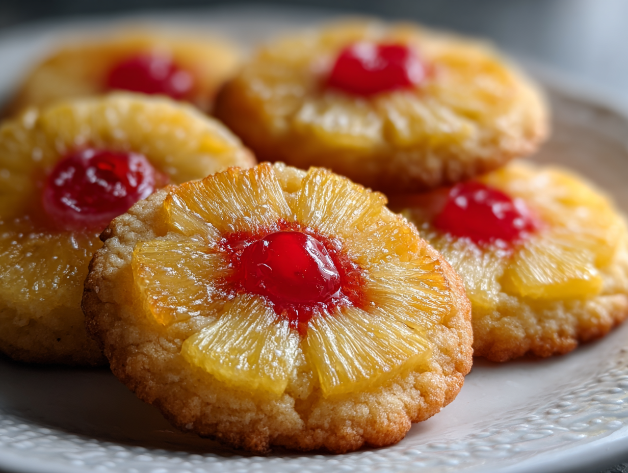 Pineapple Upside Down Sugar Cookies - Step 3
