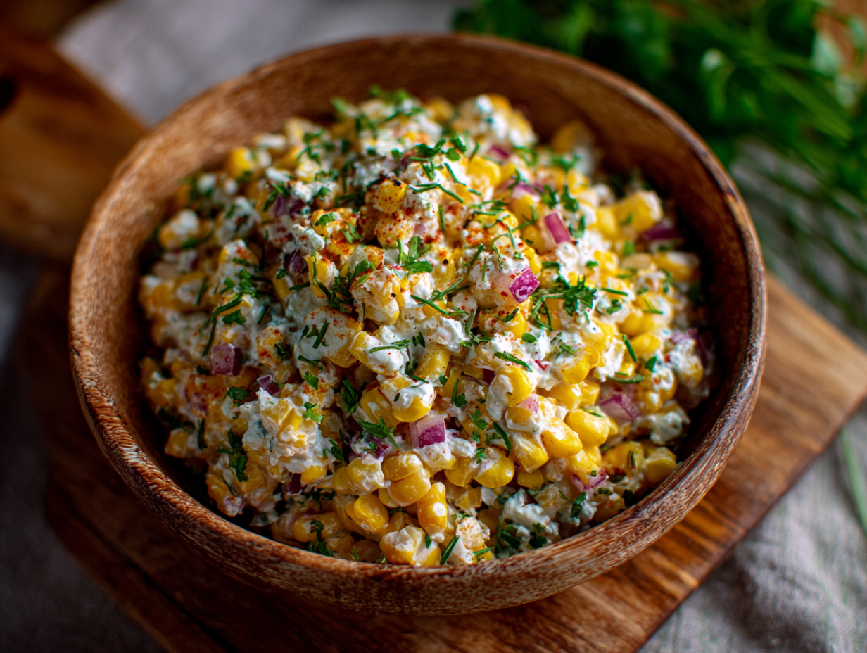 Street Corn Salad with Greek Yogurt