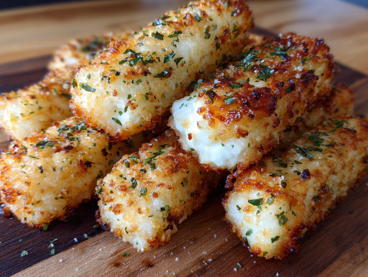 Cottage Cheese Cheese Sticks recipe