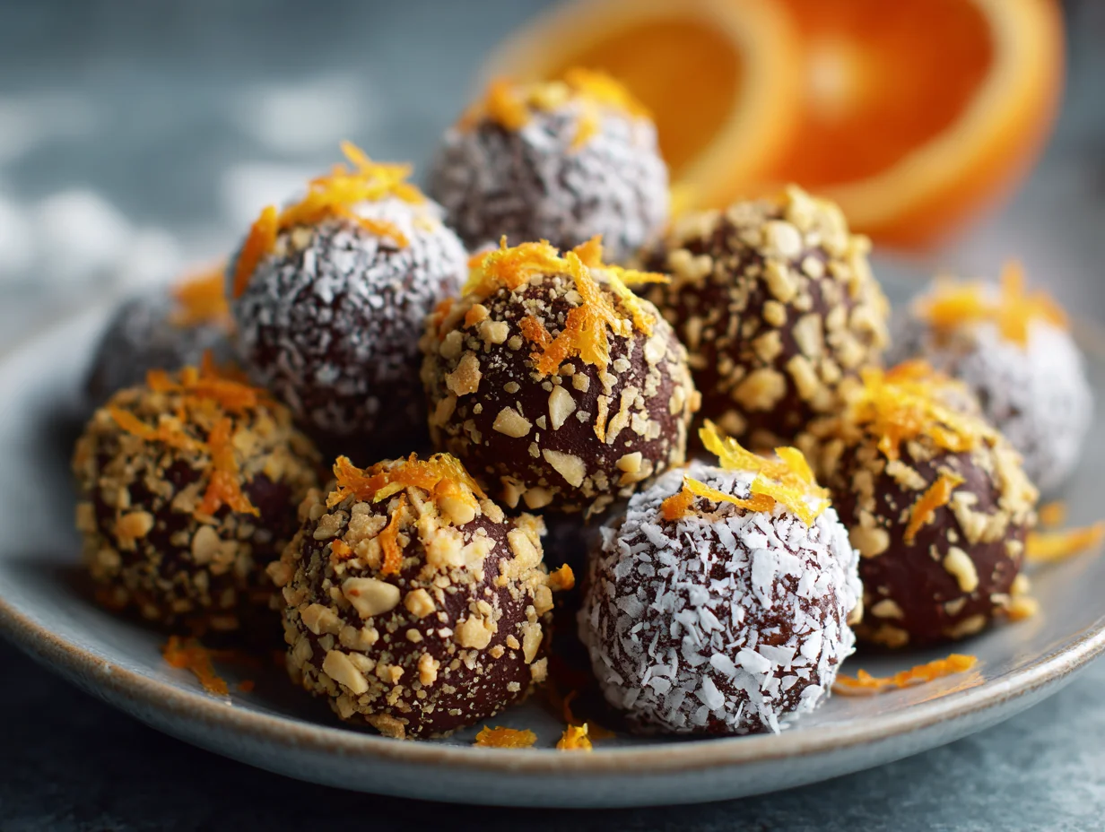 Orange Chocolate Christmas Truffles recipe
