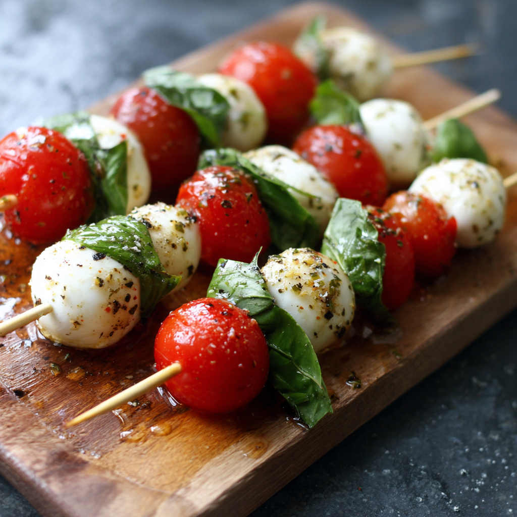 Caprese Skewers recipe