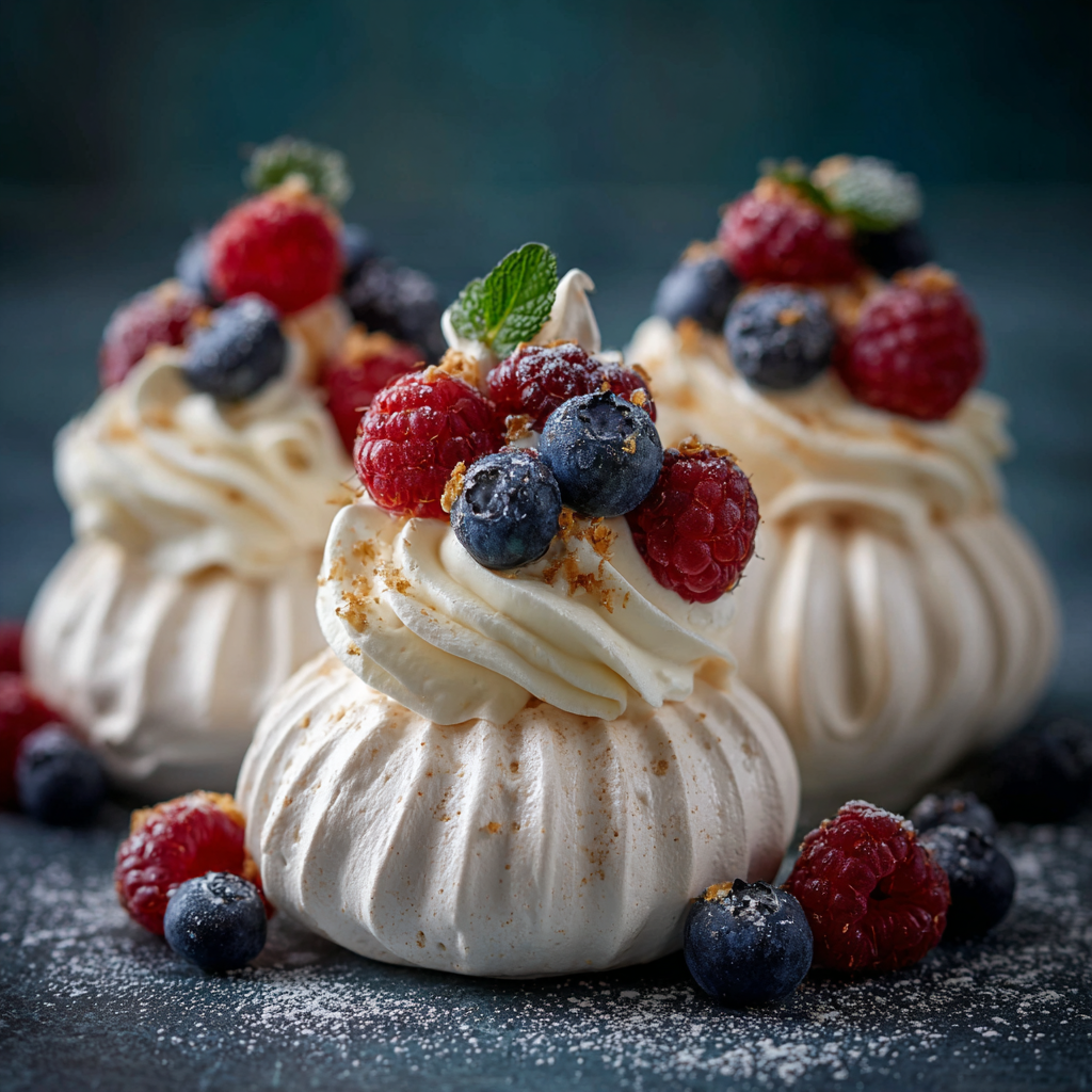 Mini Pavlovas recipe