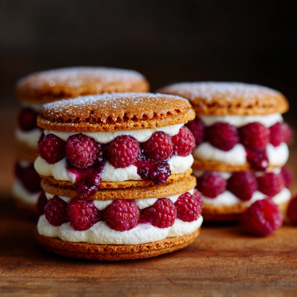 Raspberry Cream Sandwiches recipe