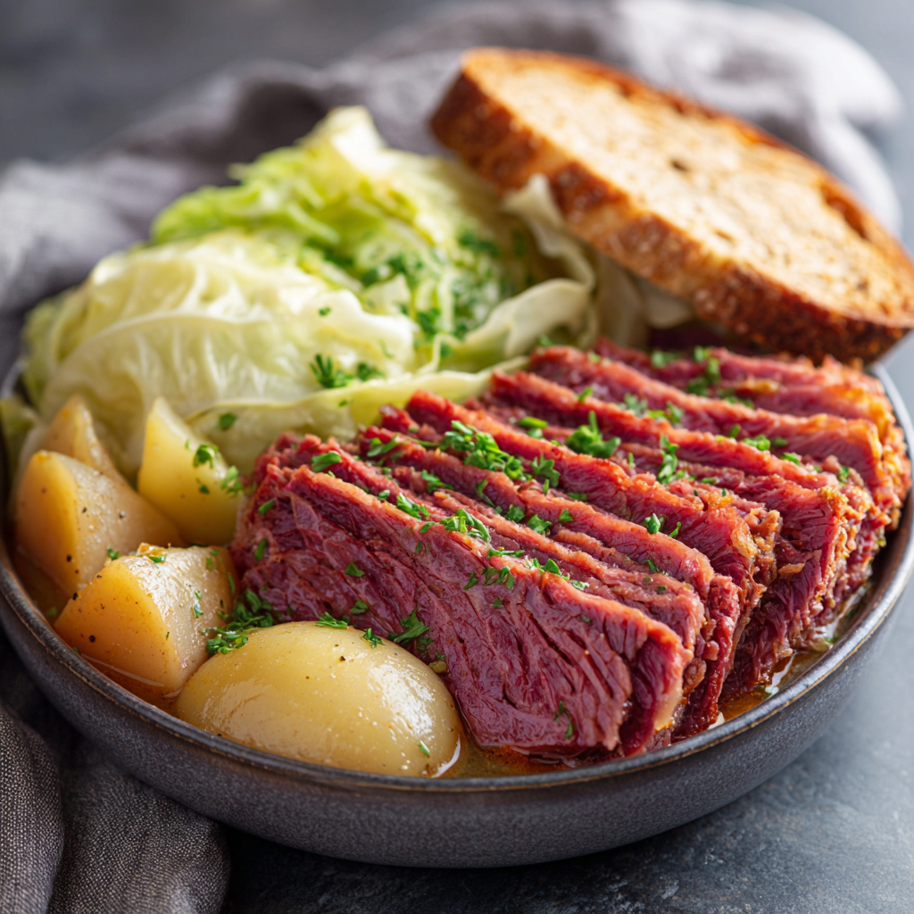 Slow Cooker Corned Beef and Cabbage recipe