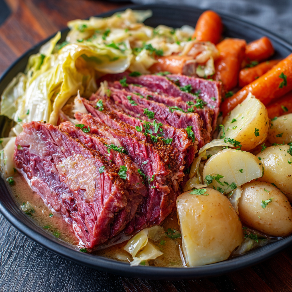 Slow Cooker Corned Beef and Cabbage - Step 3