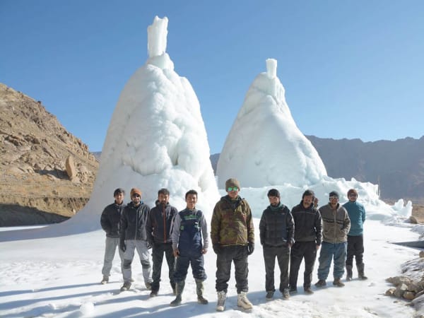 Ladakh High-Altitude Ice Stupa Glacier Initiative