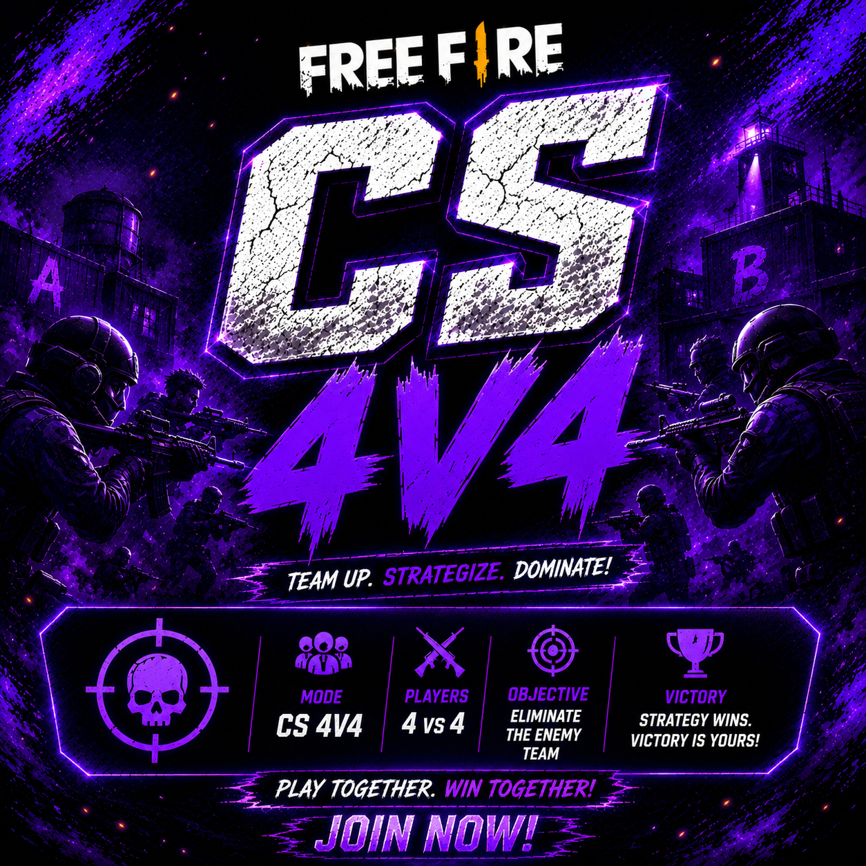 Clash Squad 4v4 tournament mode