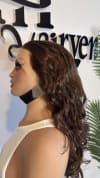 Honey brown bouncy wig