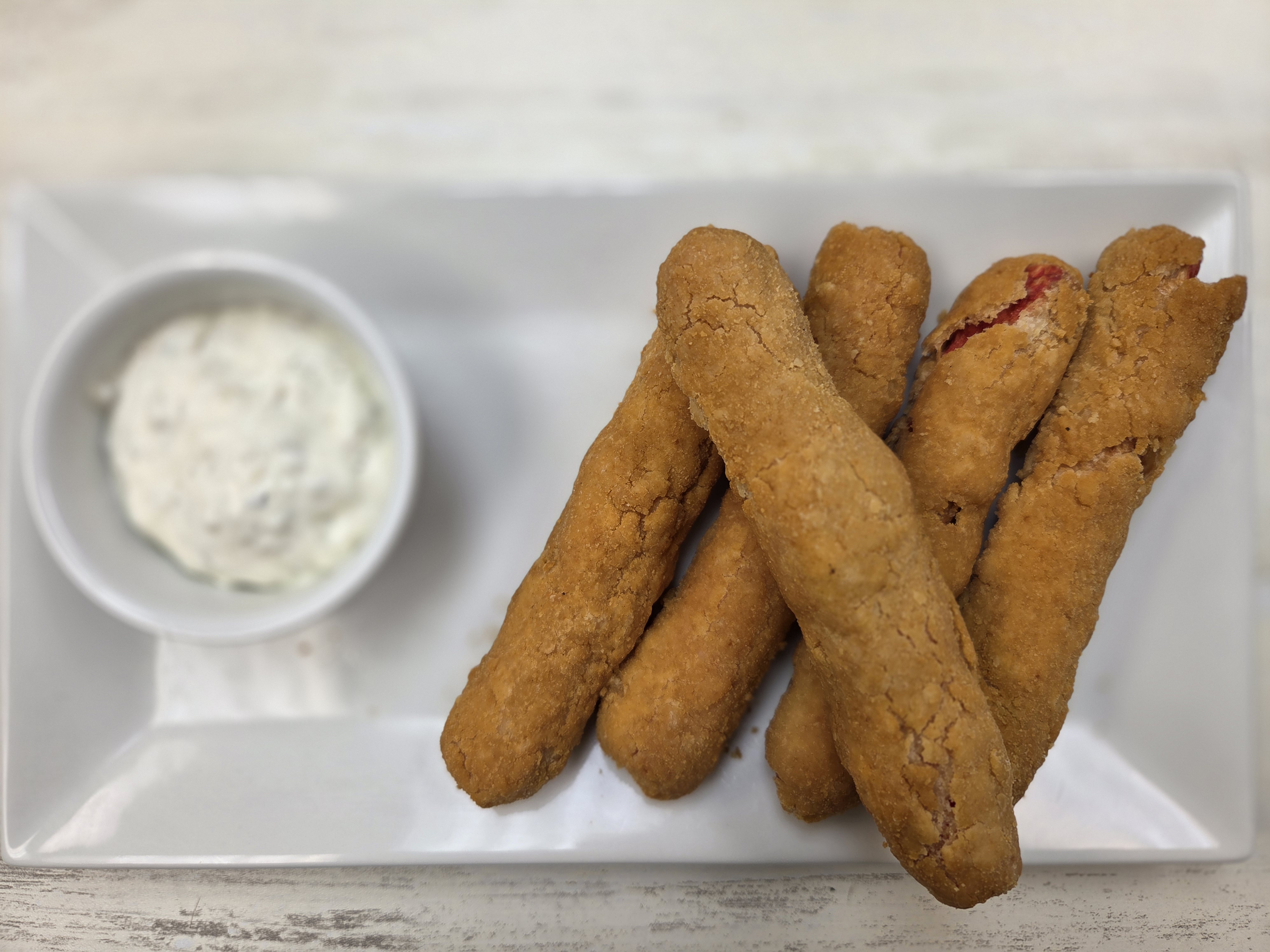 Fried Crab Sticks at Sweet Catch and Tasty Bites