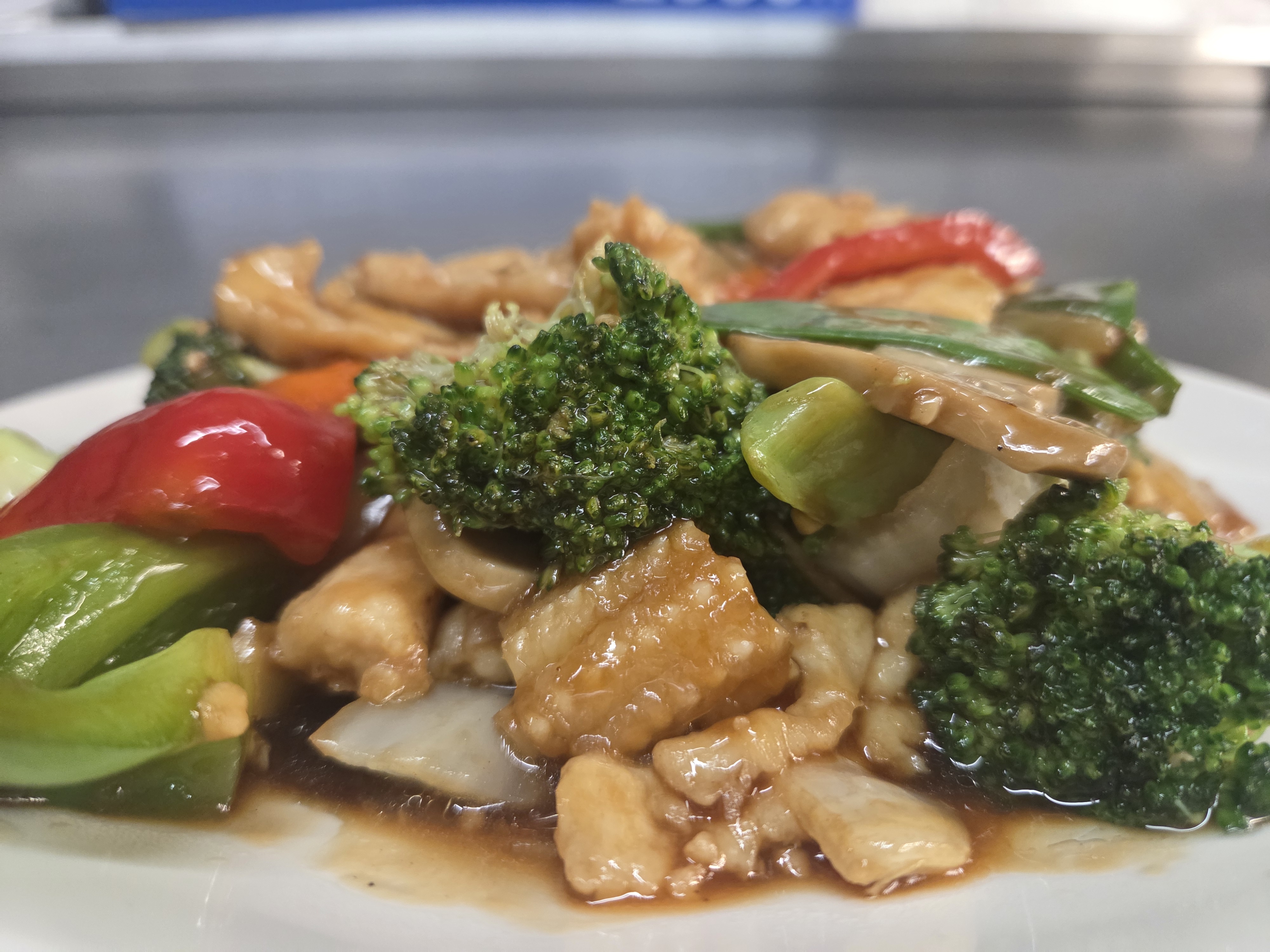 Chicken with Mixed Vegetables at Sweet Catch and Tasty Bites