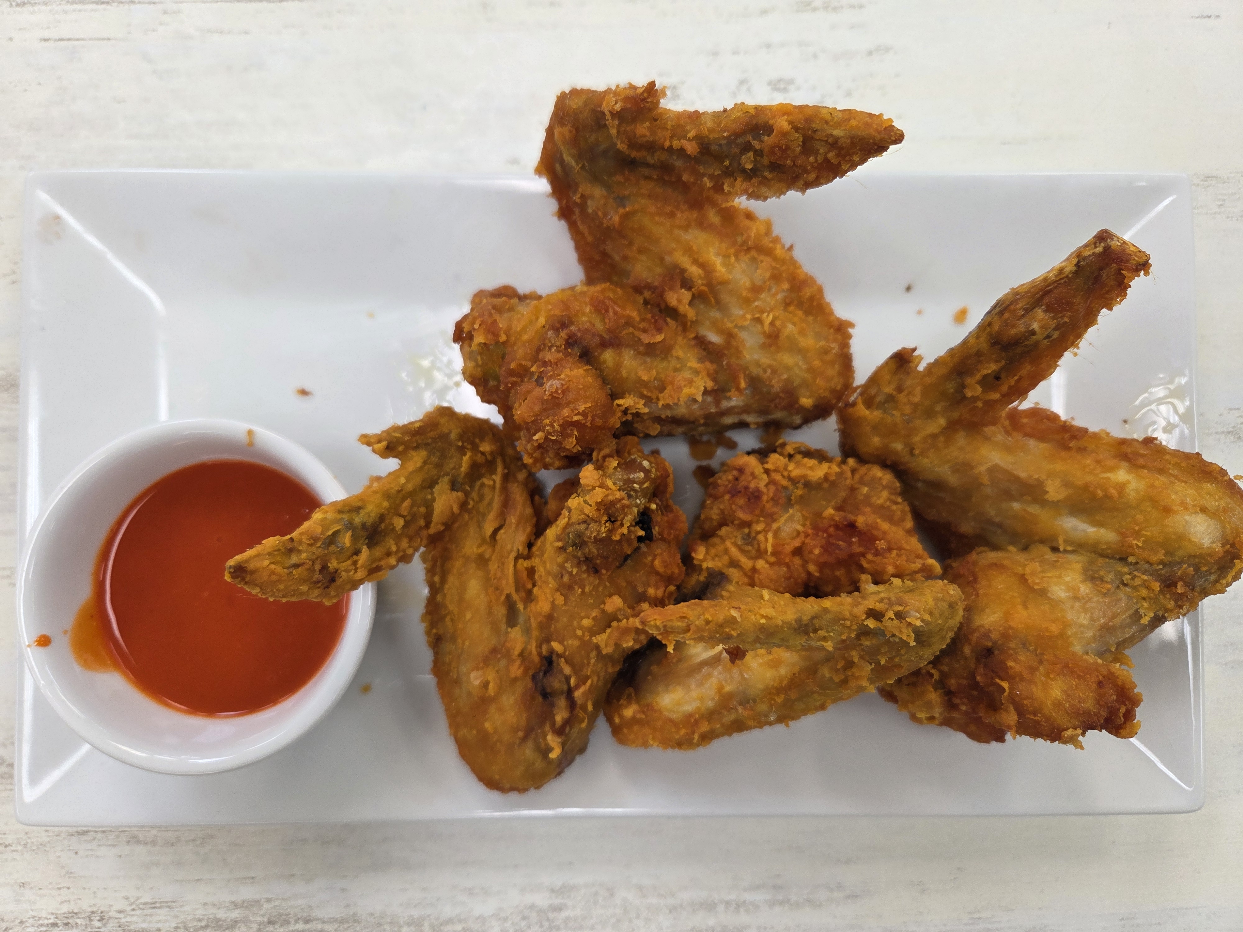 Buffalo Fried Chicken Wings at Sweet Catch and Tasty Bites