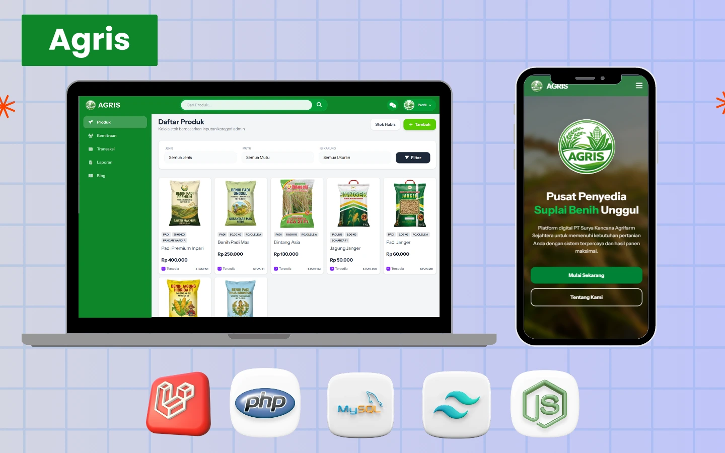 Preview Proyek Agris - Portofolio Adya Handika Putra AP