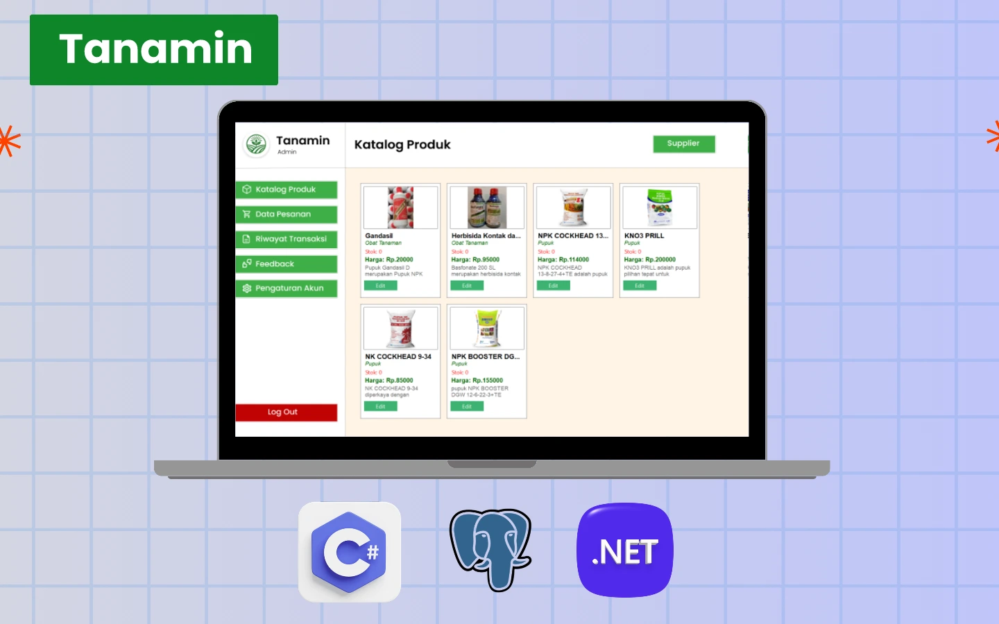 Preview Proyek Tanamin - Portofolio Adya Handika Putra AP
