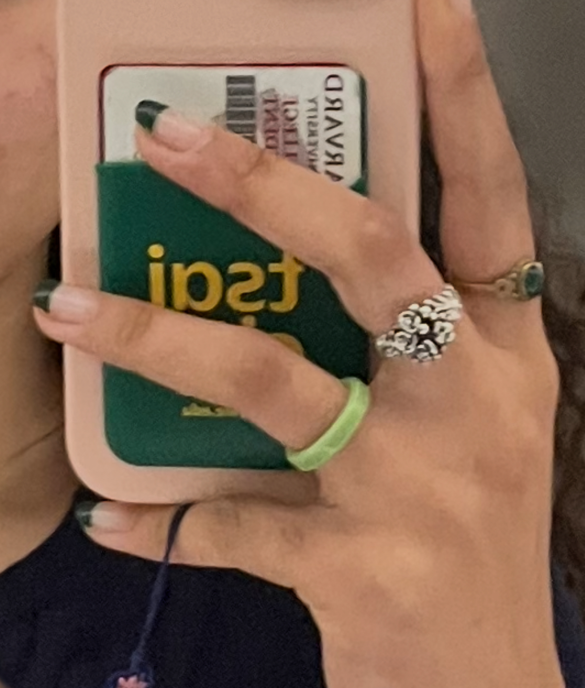Green French Tip - alternate view