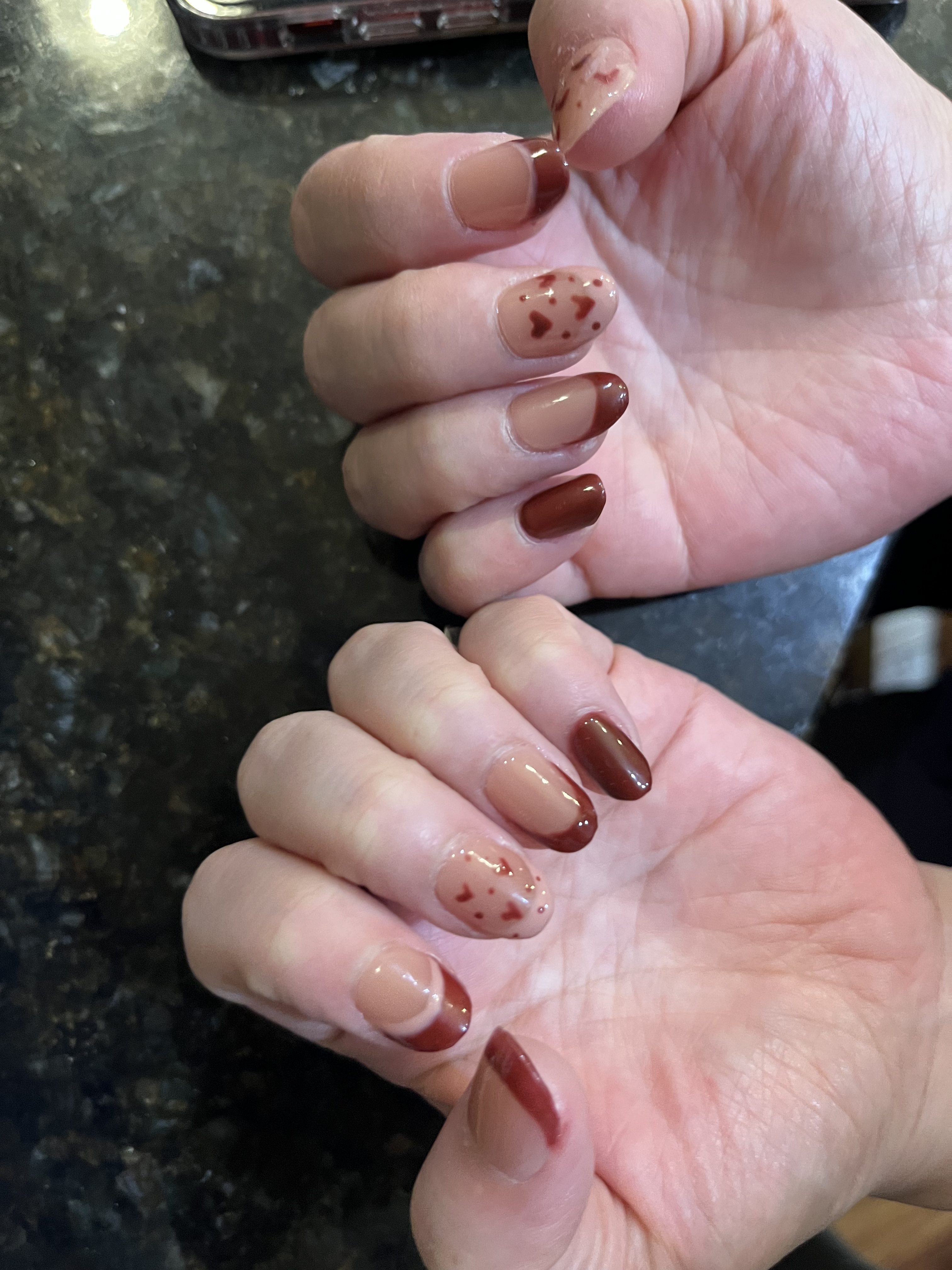 Crimson French with Accents