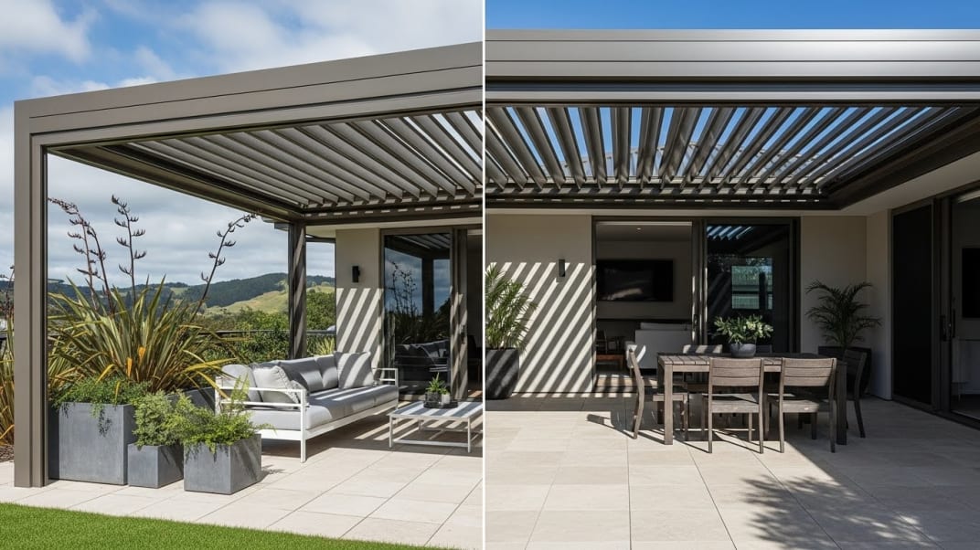 Retractable roof systems vs fixed louvre roofs in NZ - Trends Property